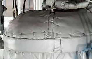 可拆卸封頭<a href=http://m.e-ja.cn/e/tags/?tagname=%E4%BF%9D%E6%B8%A9%E9%9A%94%E7%83%AD target=_blank class=infotextkey>保溫隔熱</a>套